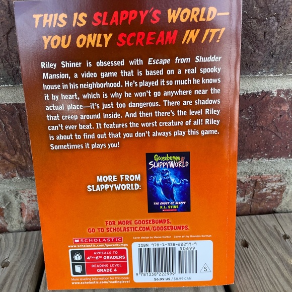 Paperback Goosebumps SlappyWorld Escape From Shudder Mansion R.L. Stine Book - Picture 4 of 8